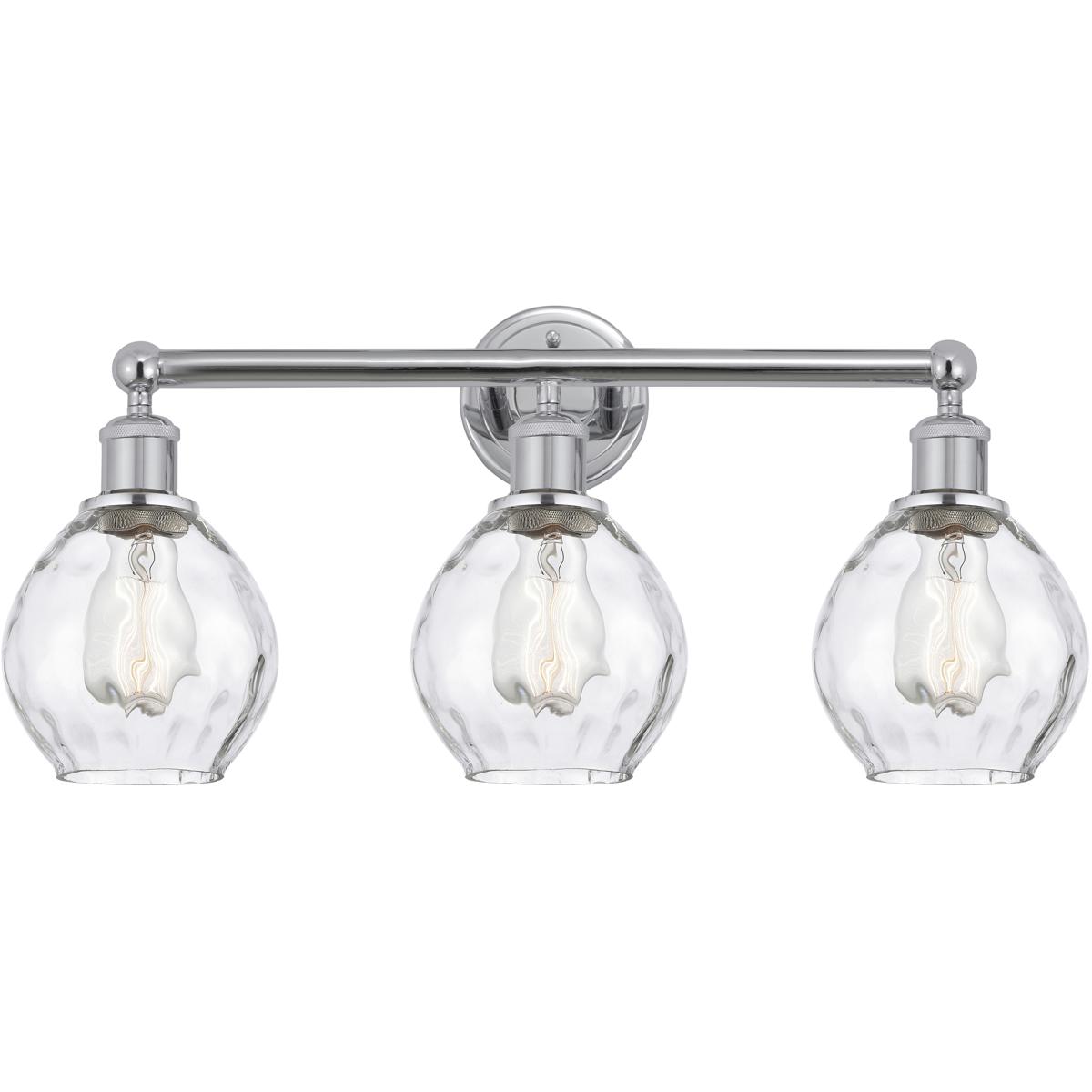 Innovations Lighting 616-3W-PC-G362 Waverly 3 Light 24 inch Polished Chrome Bath Vanity Light Wall Light in Clear Glass