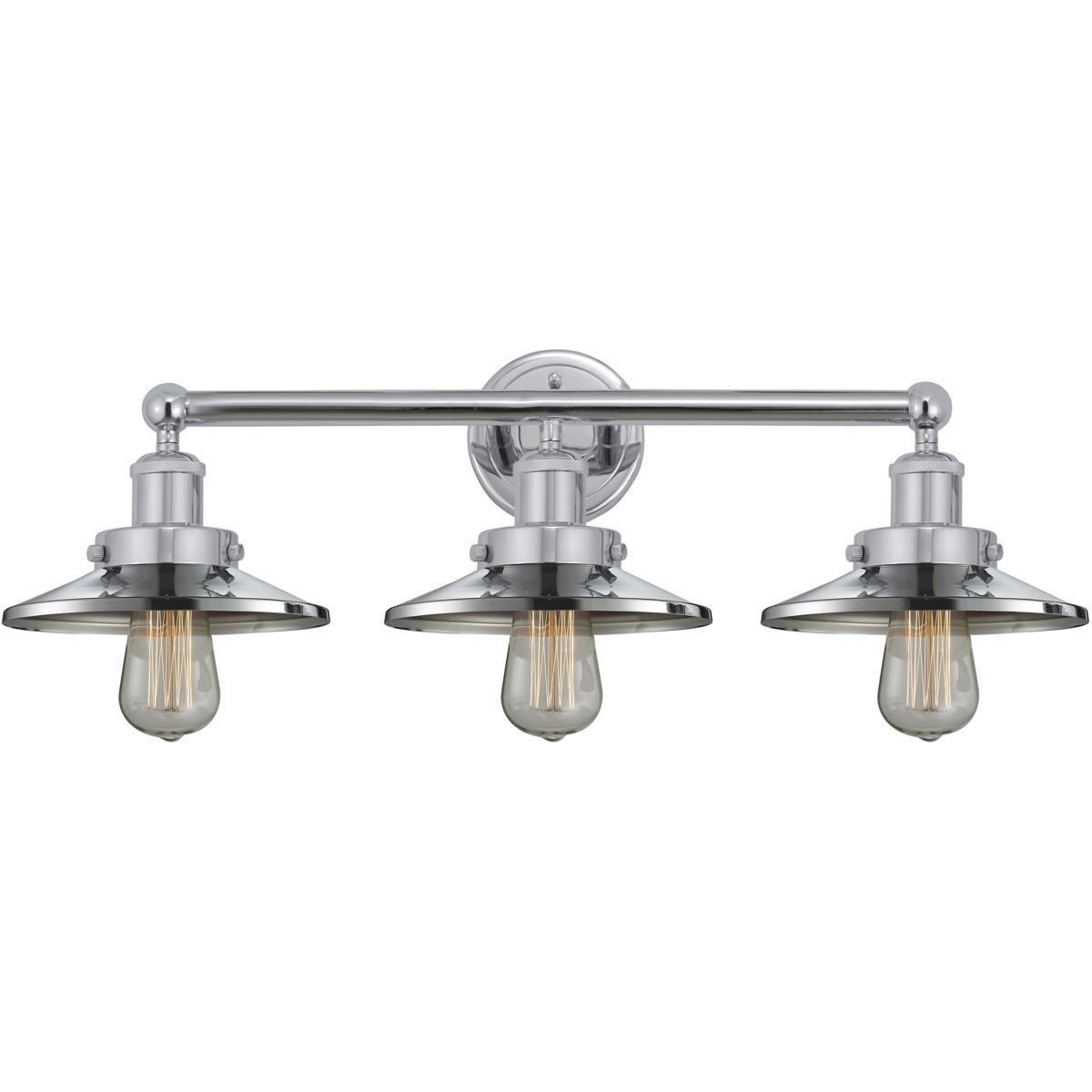 Innovations Lighting Bruno Marashlian Edison 26 Inch Bath Vanity Light Edison - 616-3W-PC-M7-PC - Industrial