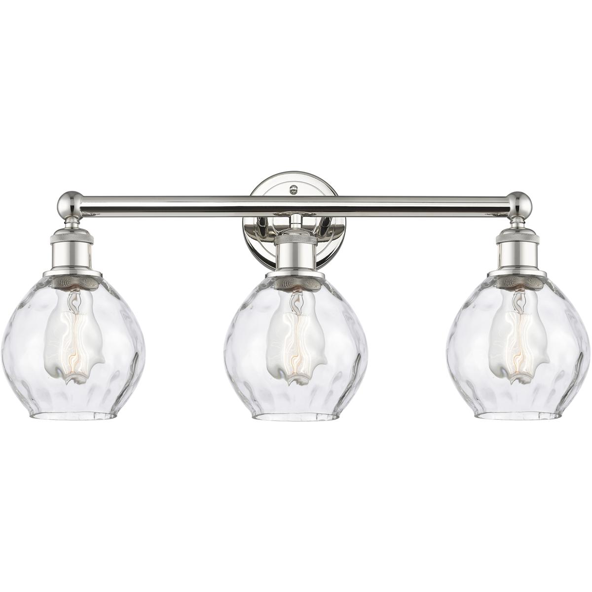 Innovations Lighting 616-3W-PN-G362 Waverly 3 Light 24 inch Polished Nickel Bath Vanity Light Wall Light