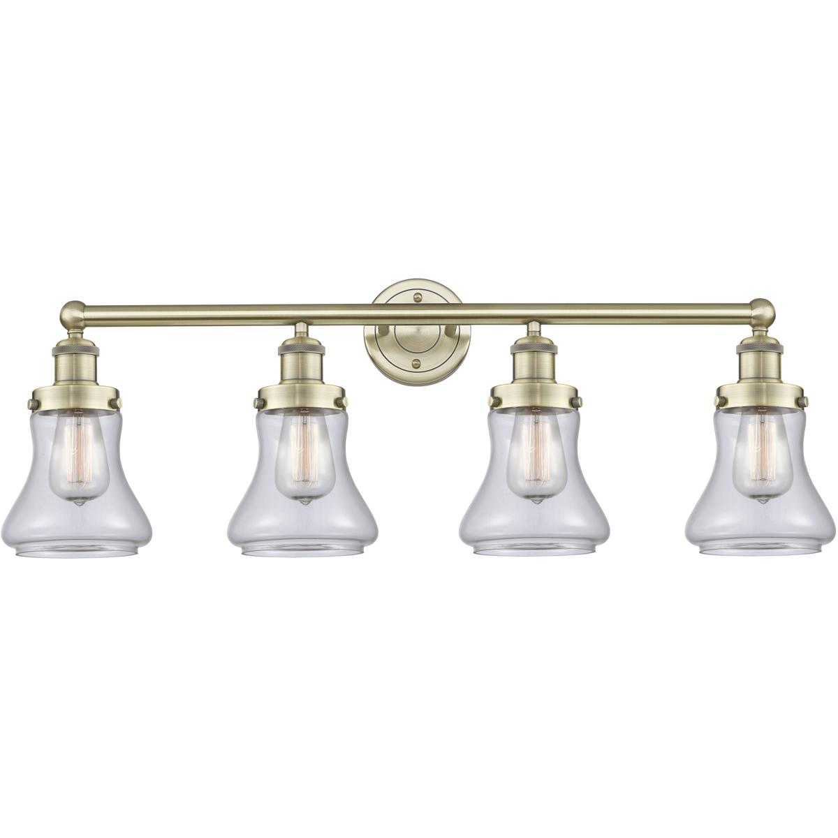 Innovations Lighting Bruno Marashlian Bellmont 33 Inch 4 Light Bath Vanity Light Bellmont - 616-4W-AB-G192 - Industrial