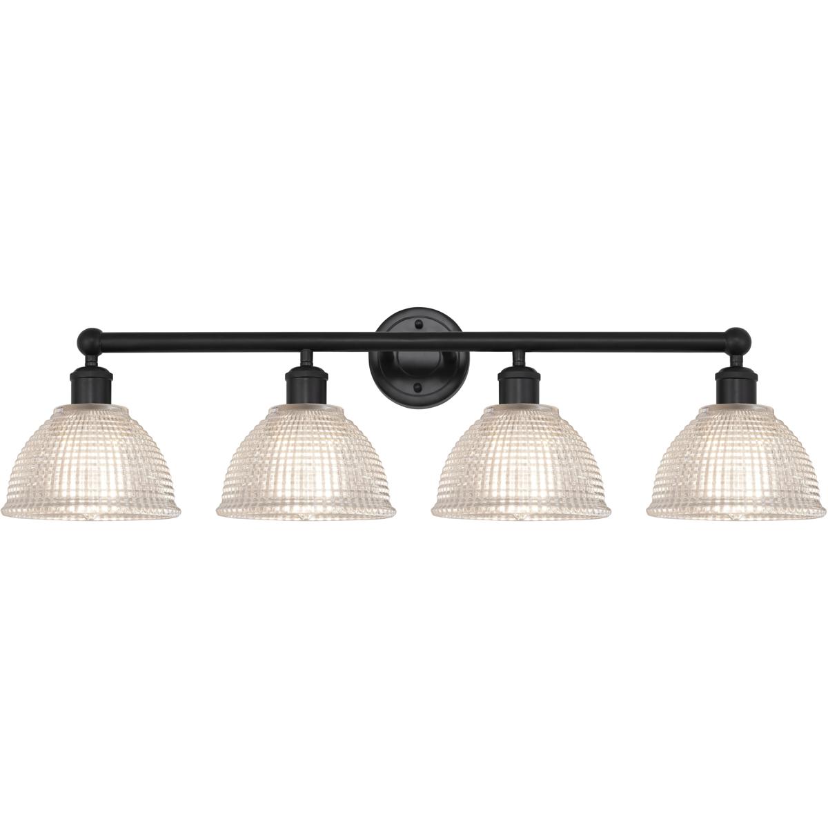 Innovations Lighting 616-4W-BK-G422 Edison Arietta 4 Light 35 inch Matte Black Bath Vanity Light Wall Light