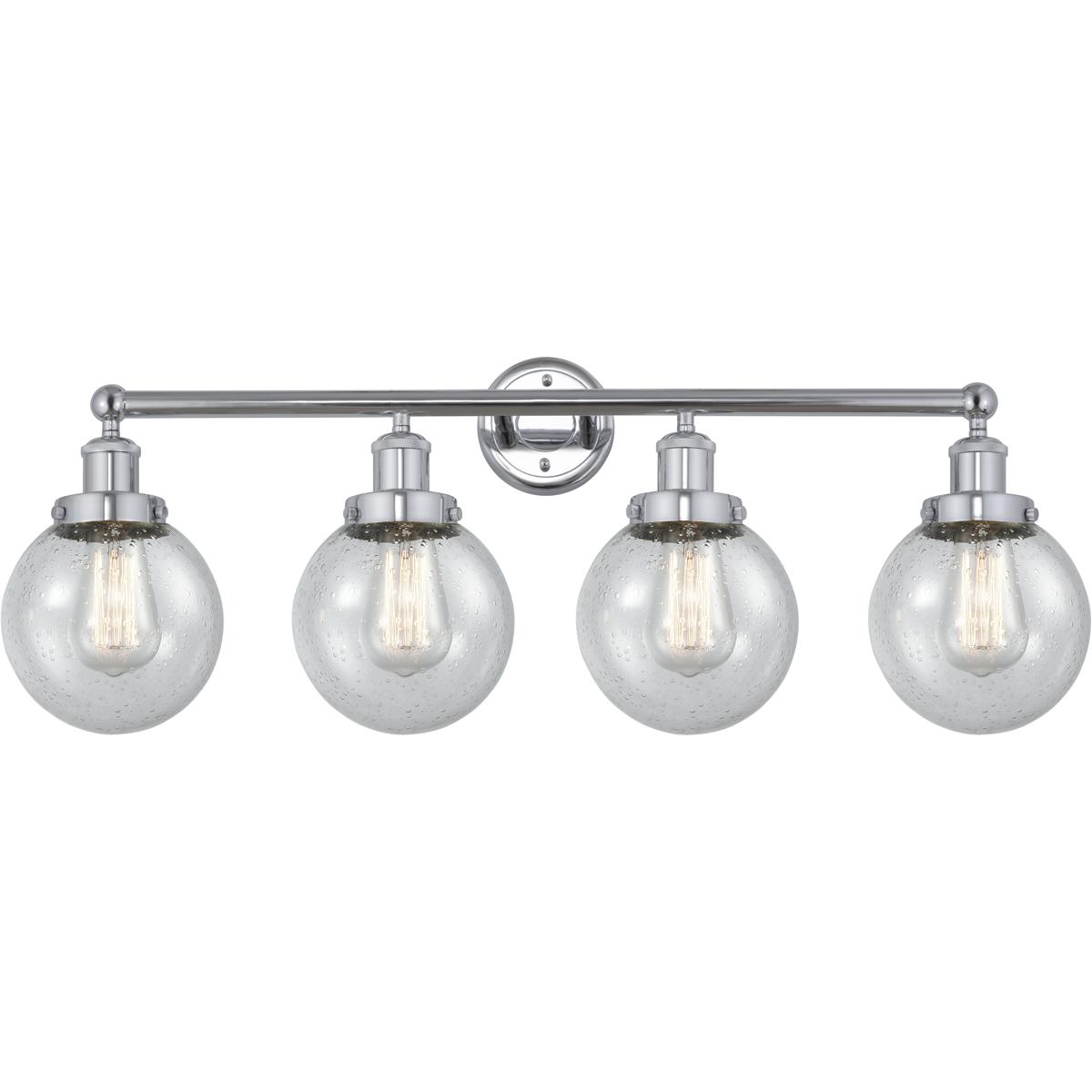 Innovations Lighting Bruno Marashlian Beacon 33 Inch 4 Light Bath Vanity Light Beacon - 616-4W-PC-G204-6 - Transitional