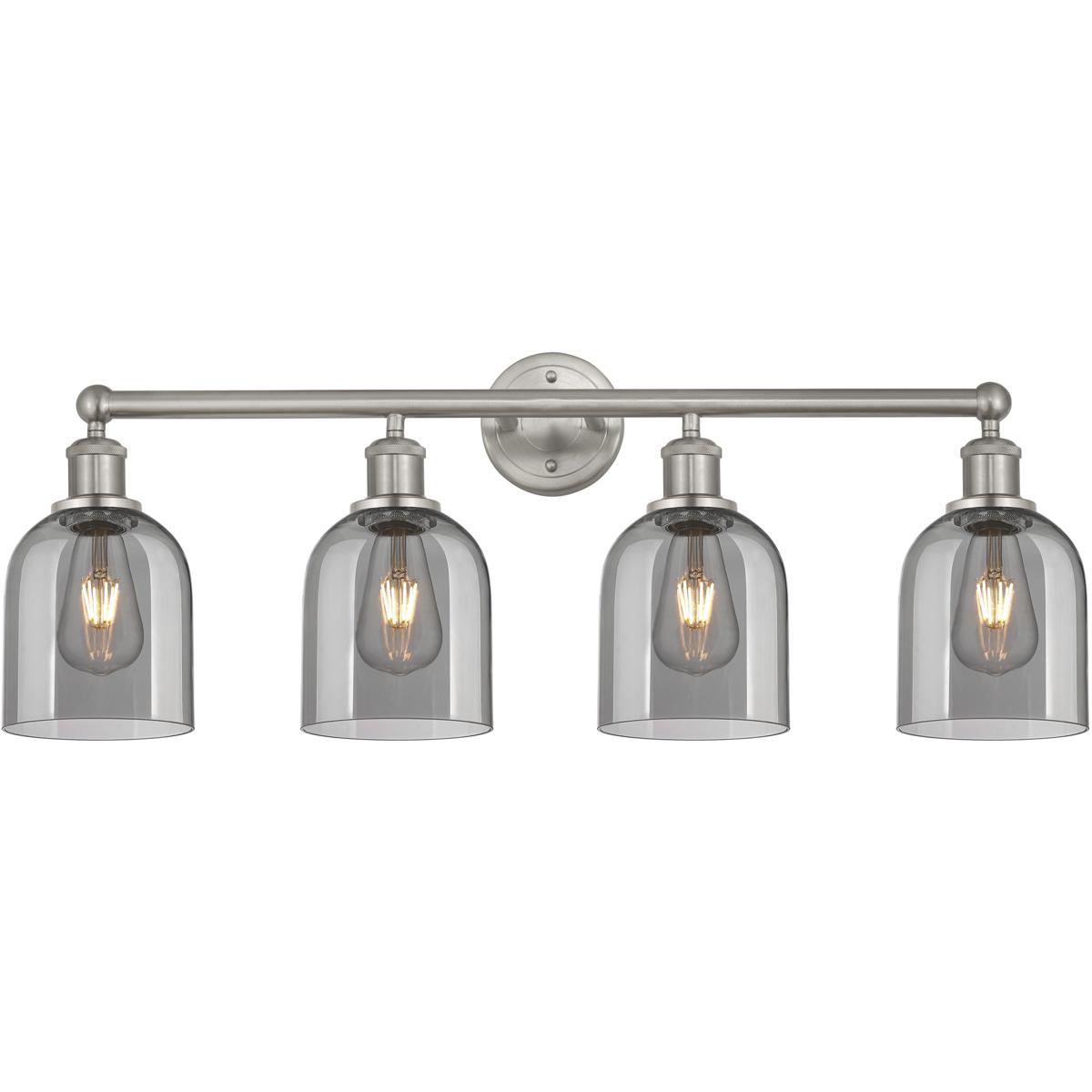 Innovations Lighting 616-4W-SN-G558-6SM Edison Bella 4 Light 32.5 inch Brushed Satin Nickel Bath Vanity Light Wall Light