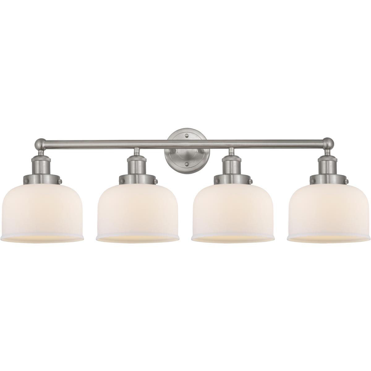 Innovations Lighting 616-4W-SN-G71 Bell 4 Light 33.5 inch Brushed Satin Nickel Bath Vanity Light Wall Light
