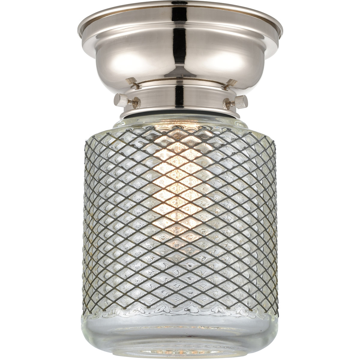 Innovations Lighting 623-1F-PN-G262-LED Aditi Stanton LED 6 inch Polished Nickel Flush Mount Ceiling Light, Aditi