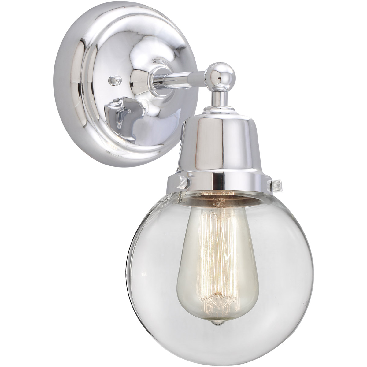 Innovations Lighting 623-1W-PC-G202-6 Aditi Beacon 1 Light 6 inch Polished Chrome Sconce Wall Light, Aditi