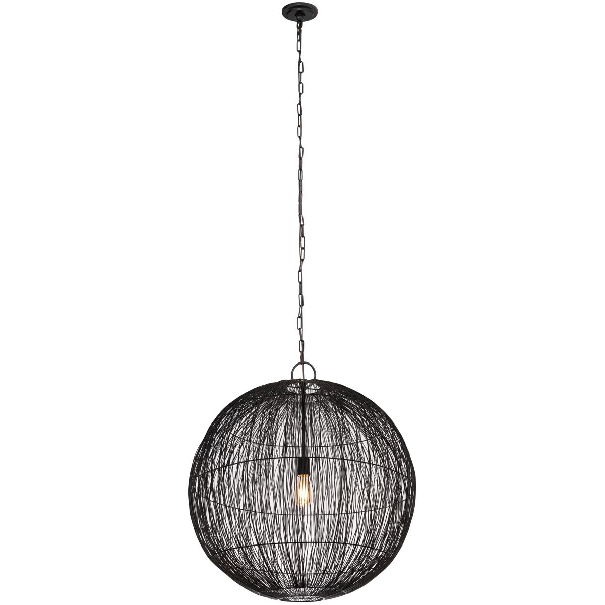 Innovations Lighting 679-1P-BK-32NT Oak Hill 1 Light 30 inch Matte Black Pendant Ceiling Light