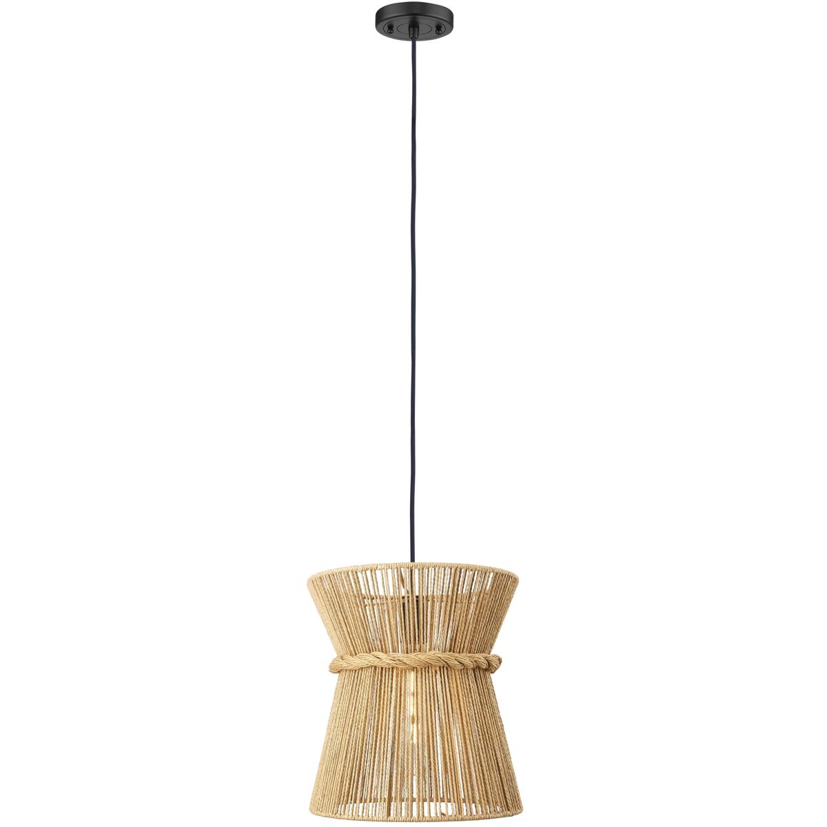 Innovations Lighting 683-1P-BK-12NT Sutton 1 Light 12 inch Matte Black Pendant Ceiling Light