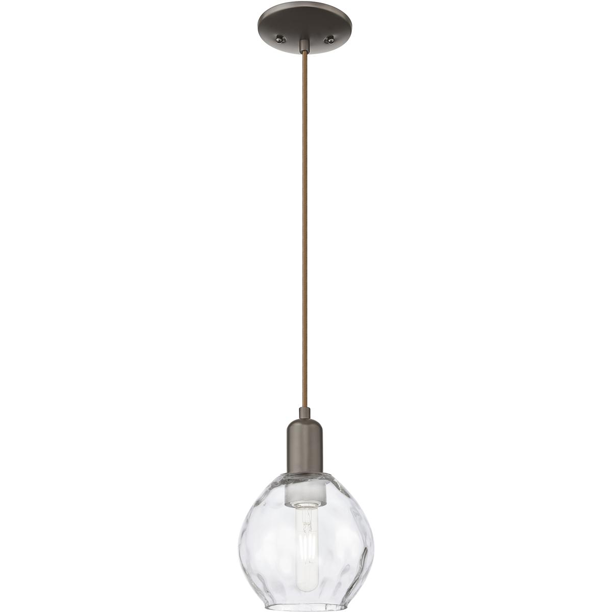 Innovations Lighting 716-1P-OB-G362 Arcadia Waverly 1 Light 6 inch Oil Rubbed Bronze Mini Pendant Ceiling Light