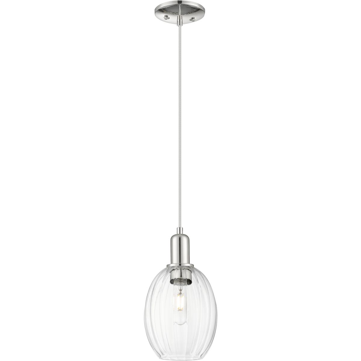 Innovations Lighting 716-1P-PN-G459-6CL Preston 1 Light 6.25 inch Polished Nickel Mini Pendant Ceiling Light in Clear Glass