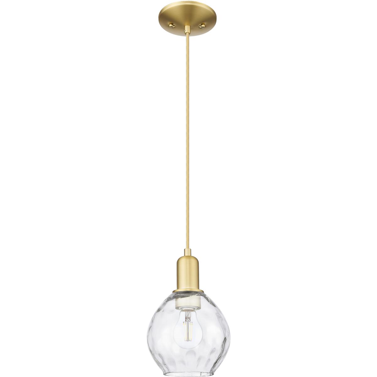 Innovations Lighting 716-1P-SG-G362 Arcadia Waverly 1 Light 6 inch Satin Gold Mini Pendant Ceiling Light