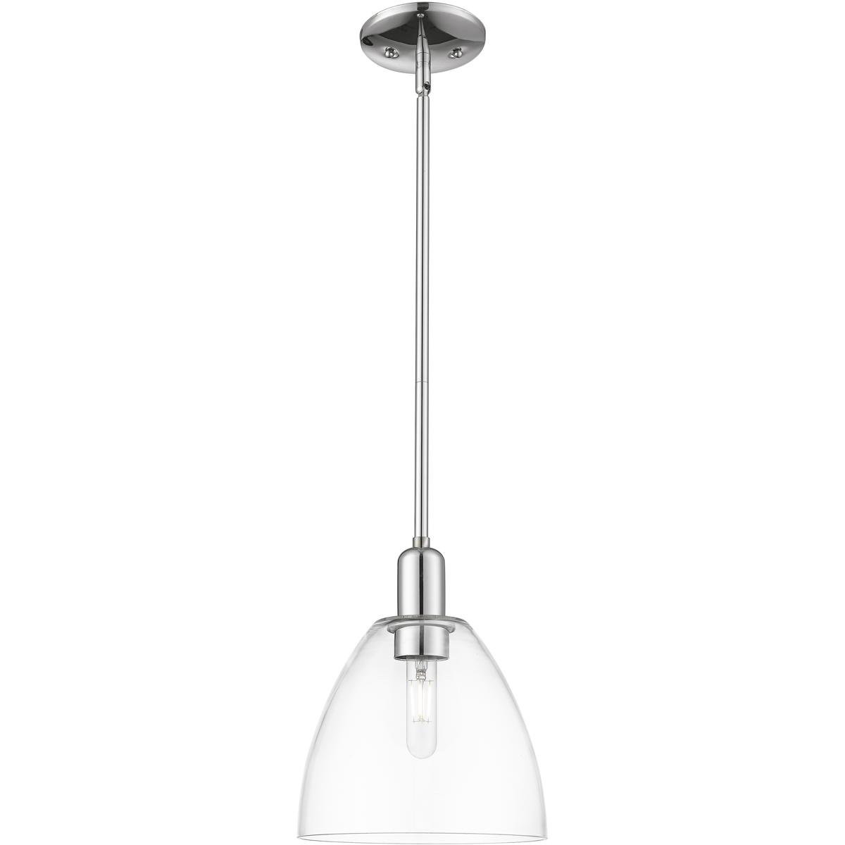 Innovations Lighting 716-1S-PC-GBD-92 Arcadia Bristol 1 Light 9 inch Polished Chrome Mini Pendant Ceiling Light in Clear