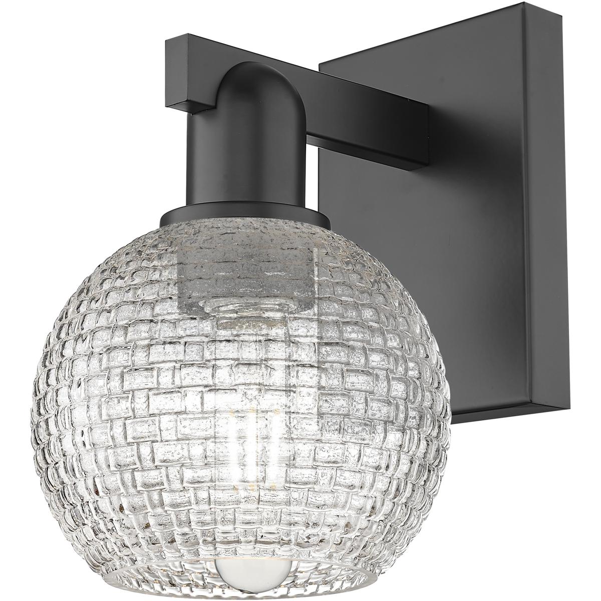 Innovations Lighting Bruno Marashlian Athens 10 Inch Wall Sconce Athens - 716-1W-BK-G122C-6CL - Modern Contemporary