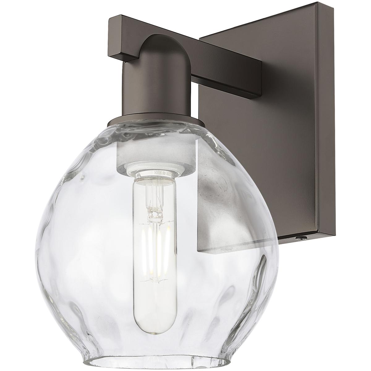 Innovations Lighting 716-1W-OB-G362 Arcadia Waverly Armed Sconce Wall Light in Oil Rubbed Bronze