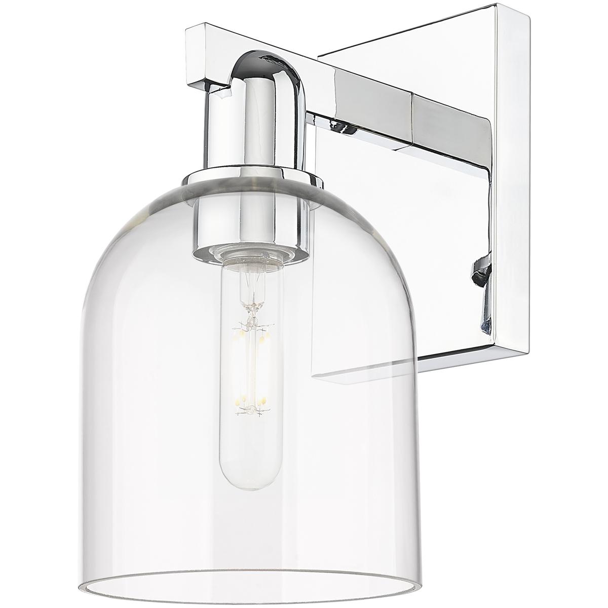 Innovations Lighting 716-1W-PC-G558-6CL Arcadia Bella Armed Sconce Wall Light in Polished Chrome, Clear