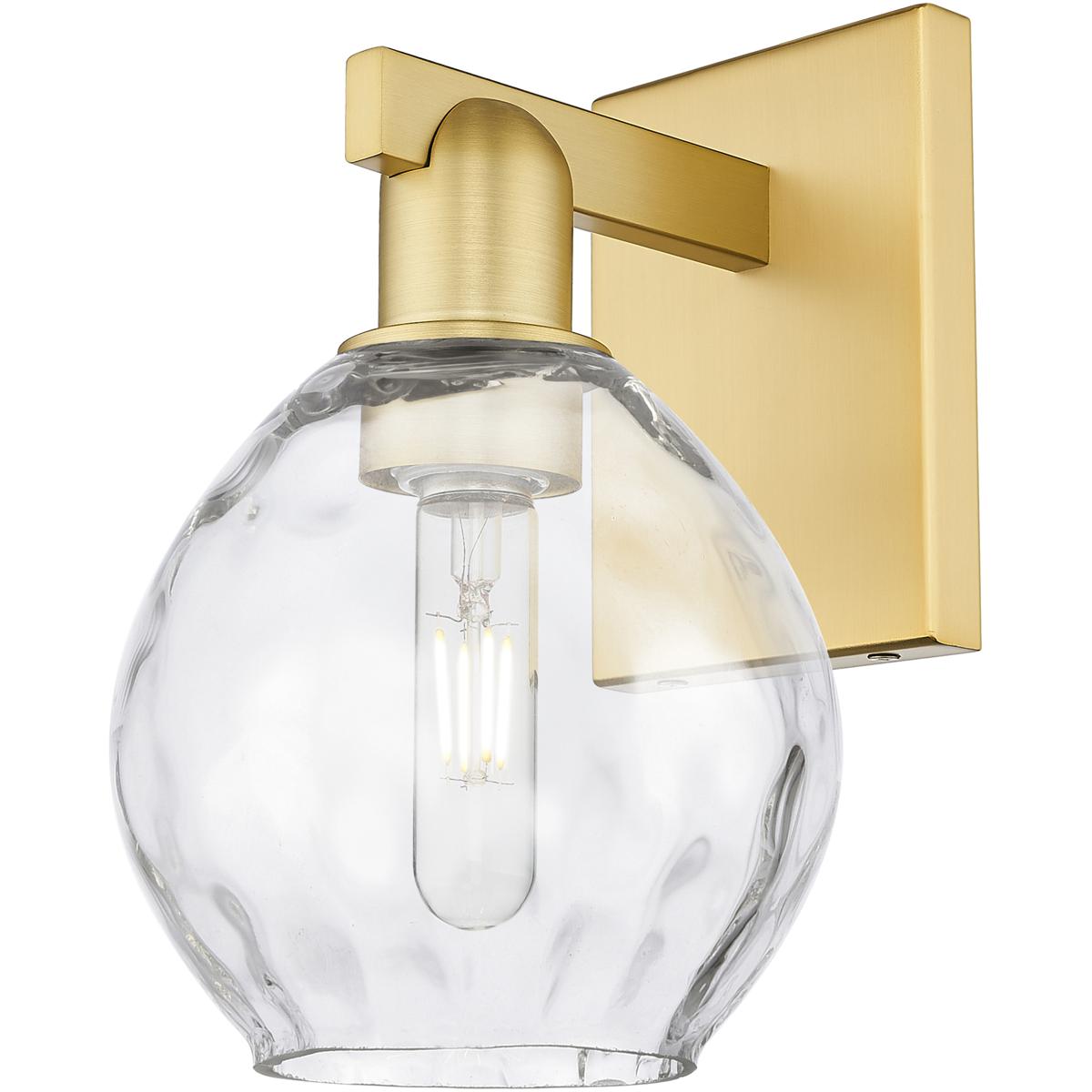 Innovations Lighting 716-1W-SG-G362 Arcadia Waverly Armed Sconce Wall Light in Satin Gold