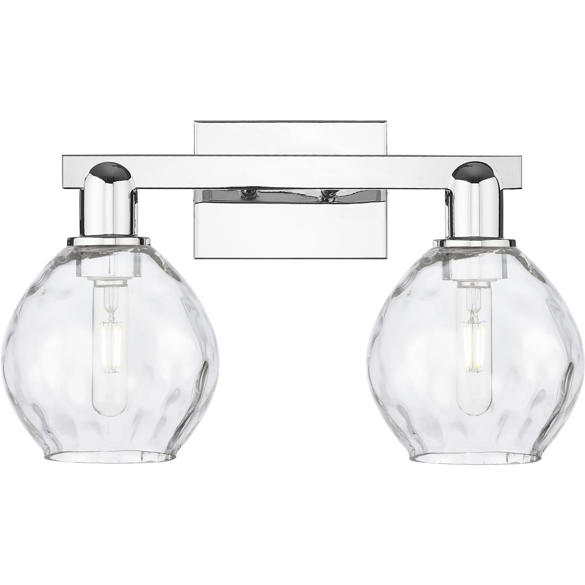 Innovations Lighting 716-2W-PC-G362 Arcadia Waverly 2 Light 17 inch Polished Chrome Bath Vanity Light Wall Light