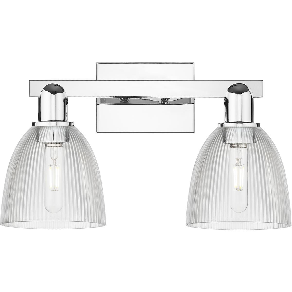 Innovations Lighting 716-2W-PC-G382 Arcadia Castile 2 Light 17 inch Polished Chrome Bath Vanity Light Wall Light in Clear