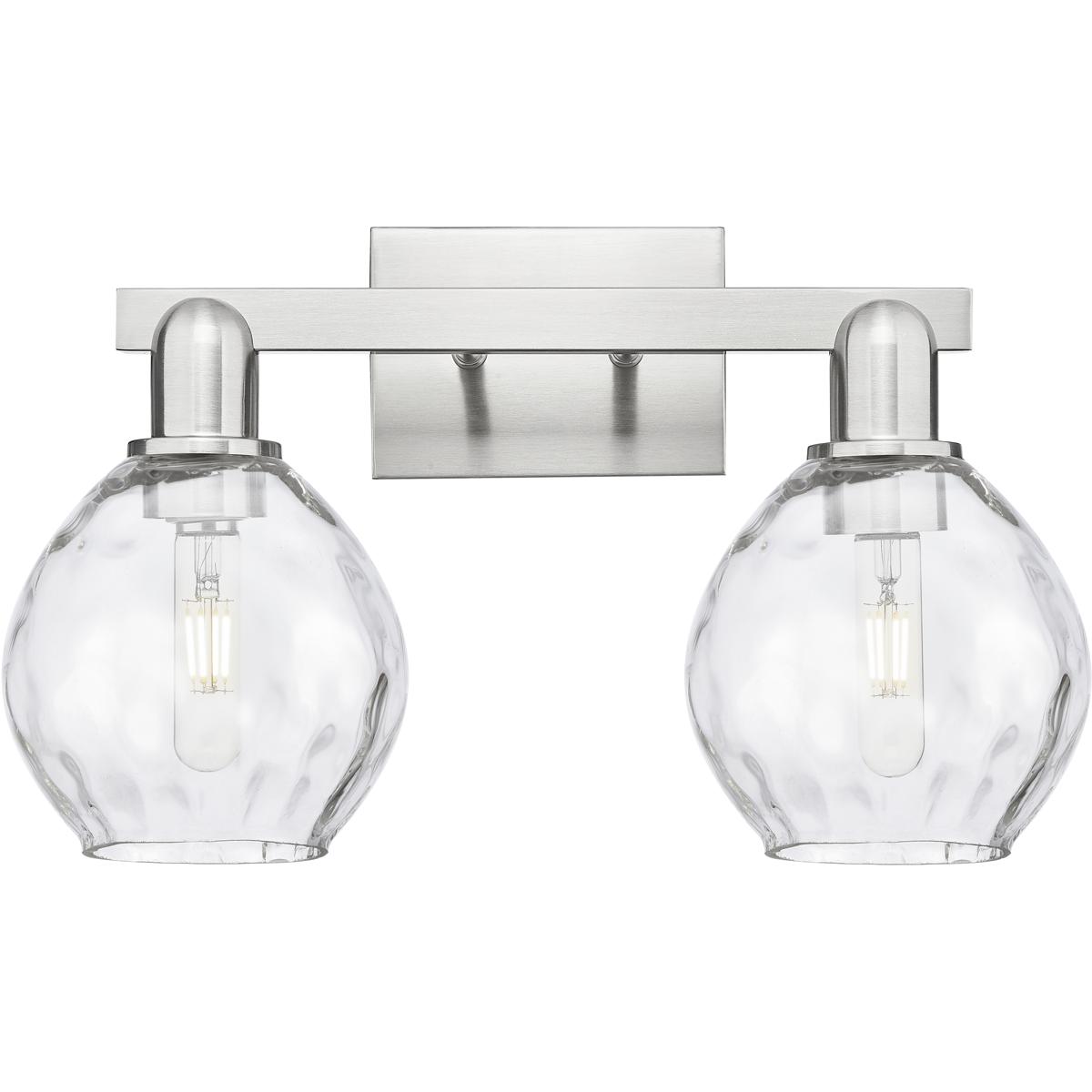 Innovations Lighting 716-2W-SN-G362 Arcadia Waverly 2 Light 17 inch Brushed Satin Nickel Bath Vanity Light Wall Light