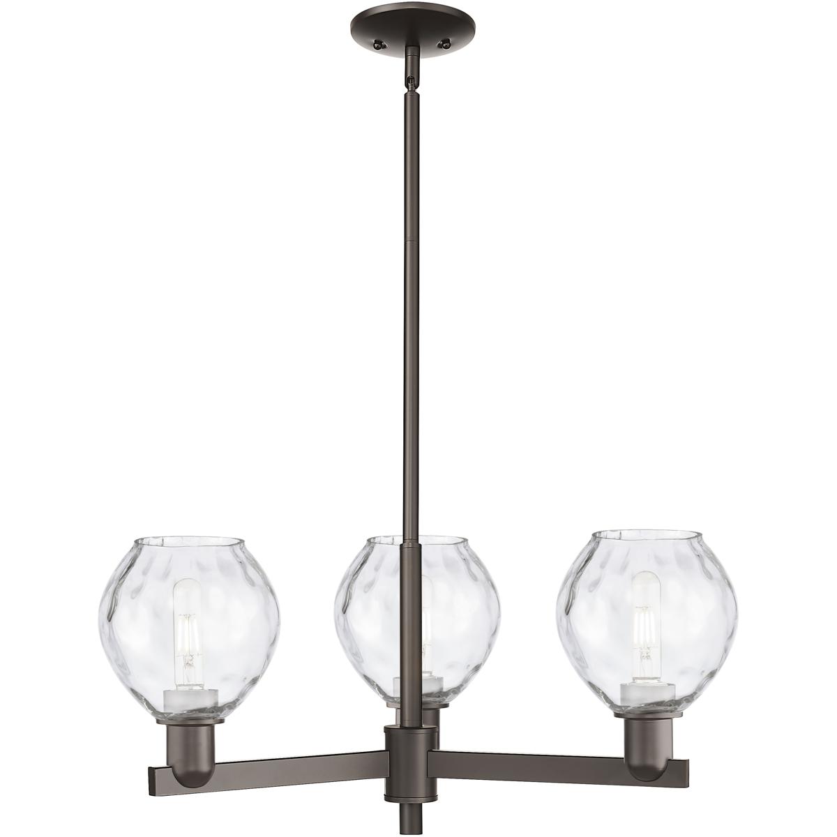 Innovations Lighting 716-3CR-OB-G362 Arcadia Waverly 3 Light 27.75 inch Oil Rubbed Bronze Chandelier Ceiling Light