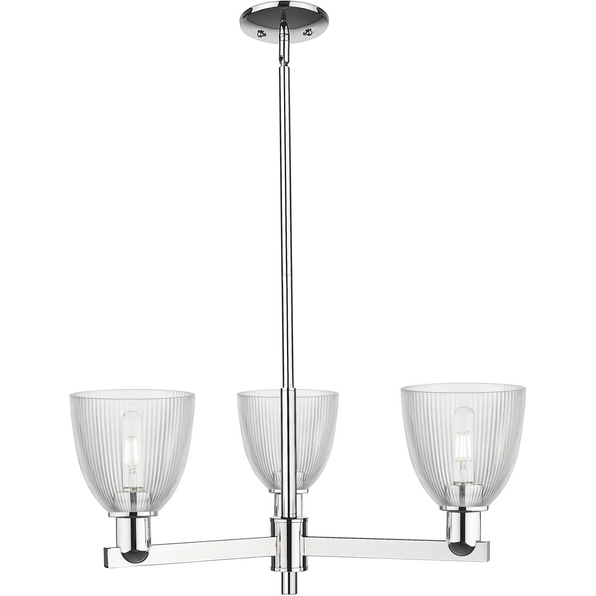 Innovations Lighting 716-3CR-PC-G382 Arcadia Castile 3 Light 27.75 inch Polished Chrome Chandelier Ceiling Light in Clear
