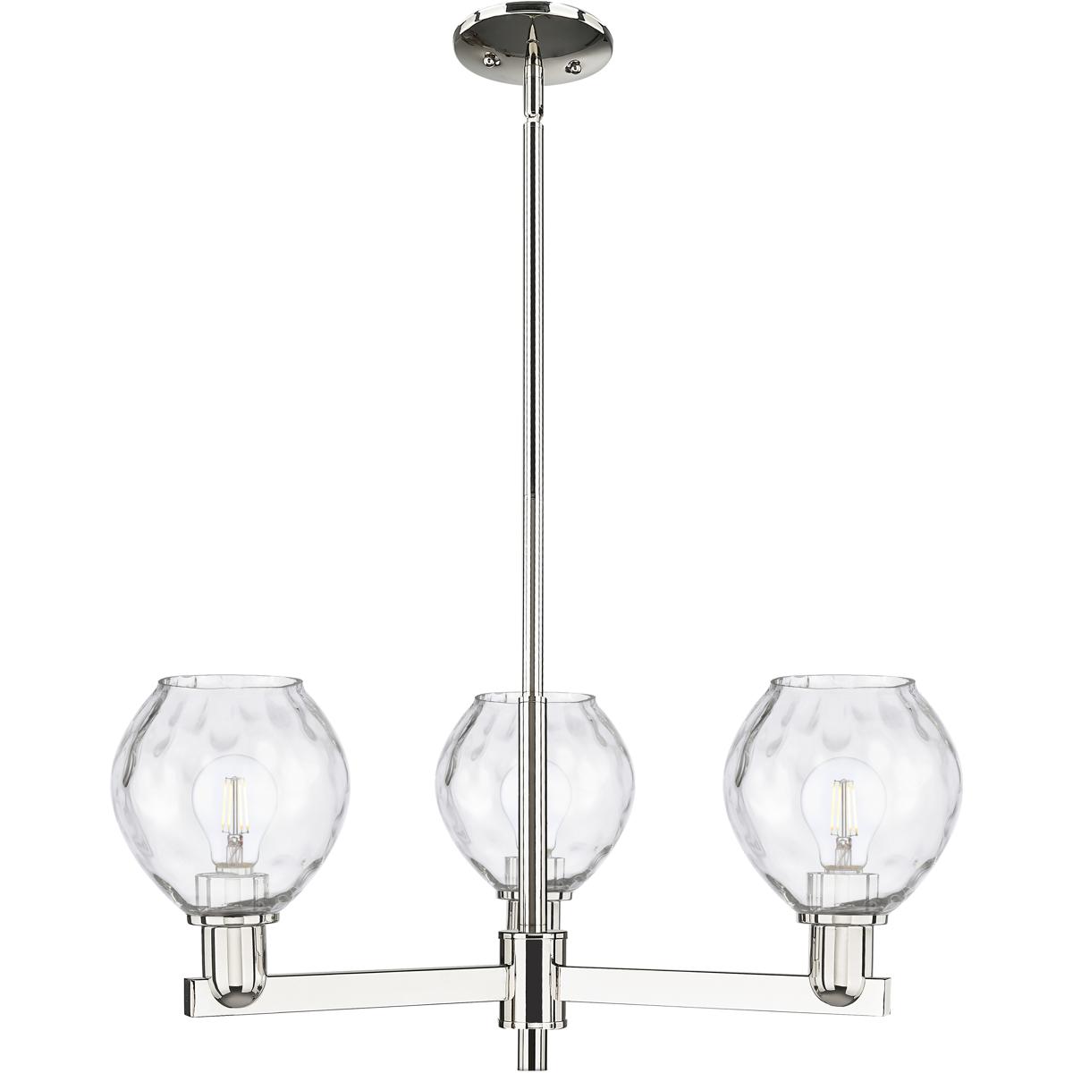 Innovations Lighting 716-3CR-PN-G362 Arcadia Waverly 3 Light 27.75 inch Polished Nickel Chandelier Ceiling Light