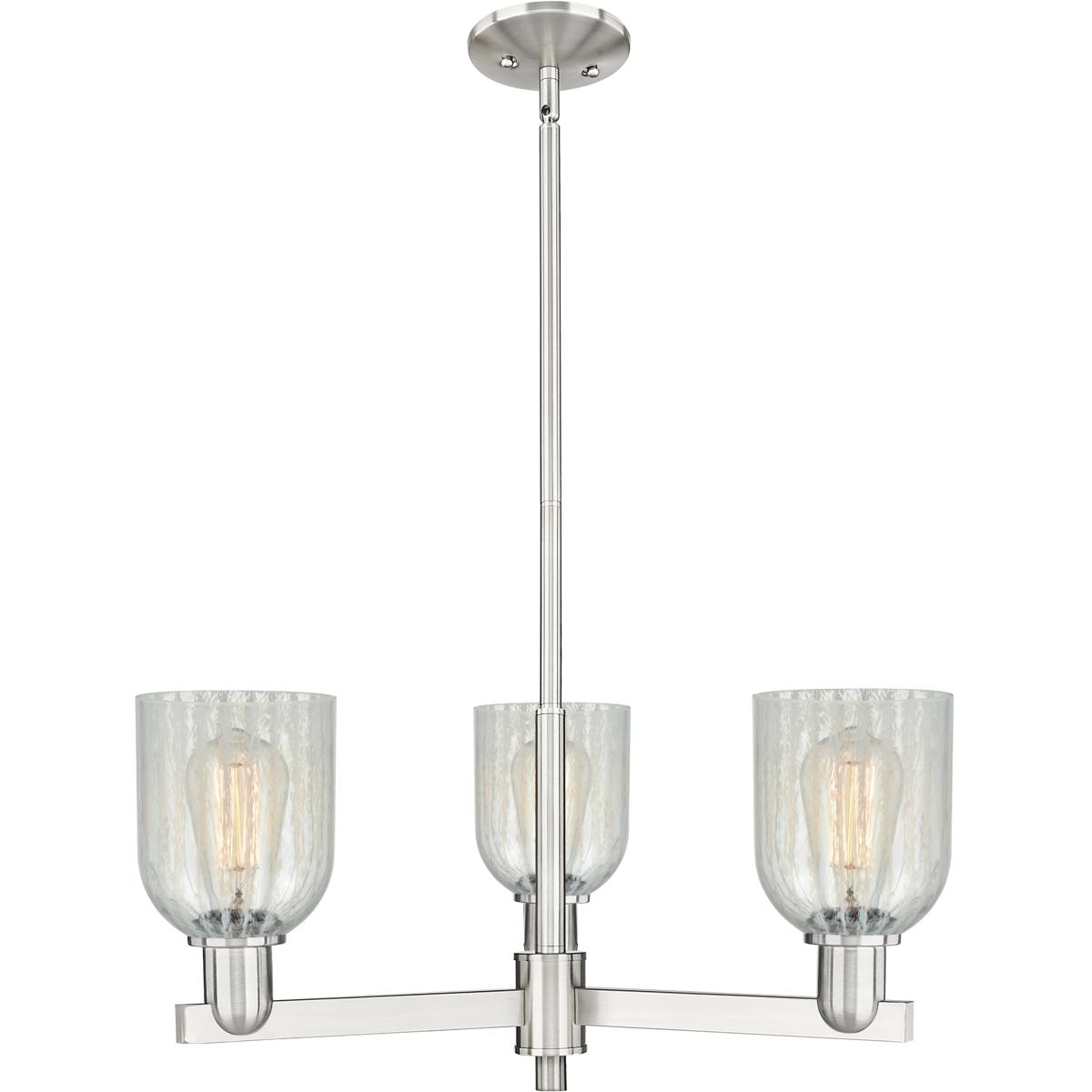 Innovations Lighting 716-3CR-SN-G2511 Arcadia Caledonia 3 Light 27 inch Satin Nickel Chandelier Ceiling Light