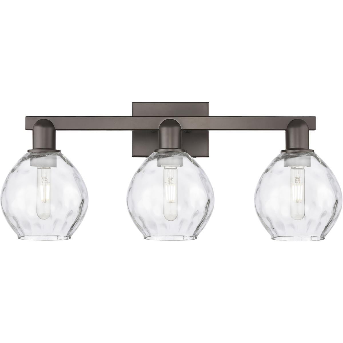 Innovations Lighting 716-3W-OB-G362 Arcadia Waverly 3 Light 25 inch Oil Rubbed Bronze Bath Vanity Light Wall Light