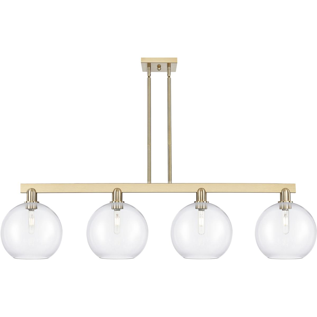 Innovations Lighting 716-4I-CB-G122-10 Arcadia Athens Island Light Ceiling Light in Clear, Champagne Bronze