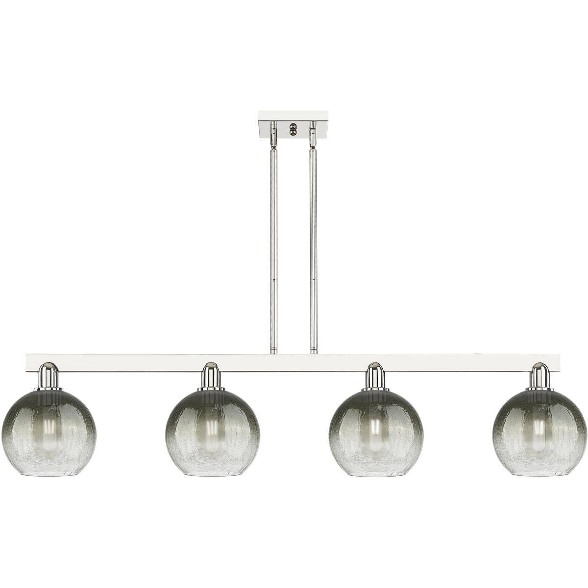Innovations Lighting 716-4I-PN-G483-8SL Brookhaven Globe Island Light Ceiling Light in Polished Nickel, Slate Glass