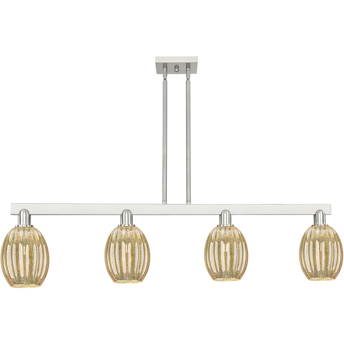 Innovations Lighting Bruno Marashlian Preston 48 Inch Linear Suspension Light Preston - 716-4I-SN-G459-6ME - Industrial