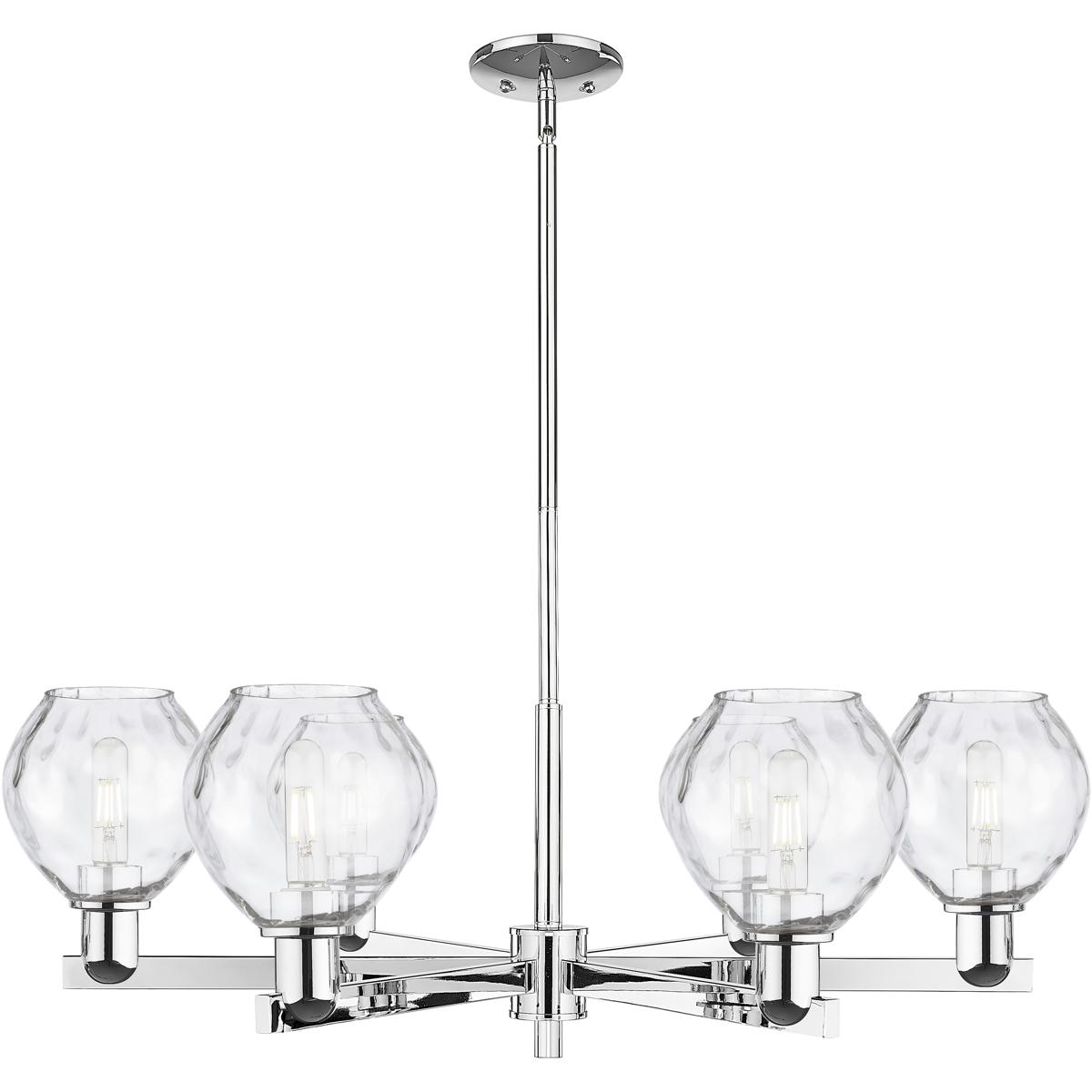 Innovations Lighting 716-6CR-PC-G362 Arcadia Waverly 6 Light 35.75 inch Polished Chrome Chandelier Ceiling Light