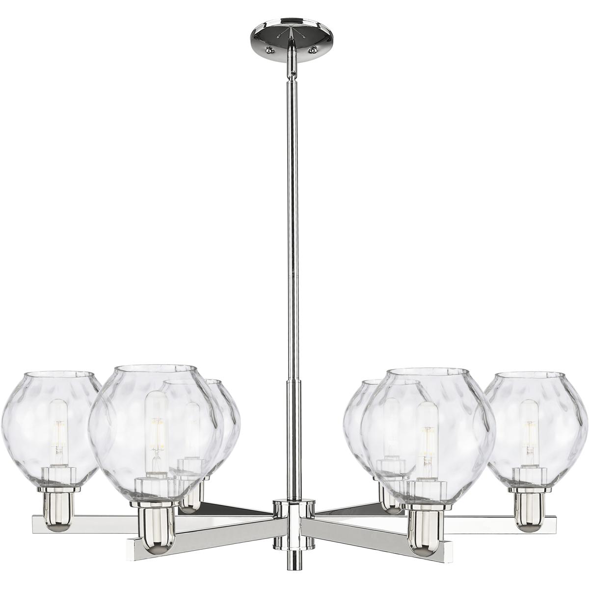 Innovations Lighting 716-6CR-PN-G362 Arcadia Waverly 6 Light 35.75 inch Polished Nickel Chandelier Ceiling Light