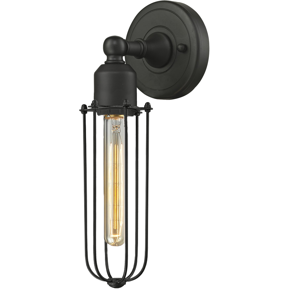Innovations Lighting 900-1W-OB-CE225-OB Austere Muselet 1 Light 5 inch Oil Rubbed Bronze Sconce Wall Light in Incandescent, Austere