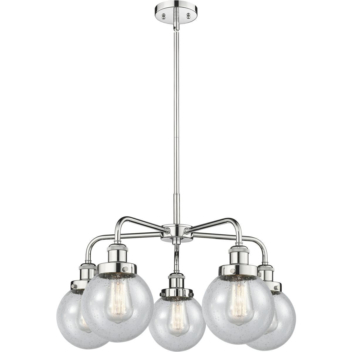 Innovations Lighting 916-5CR-PC-G204-6 Beacon 5 Light 24 inch Polished Chrome Chandelier Ceiling Light