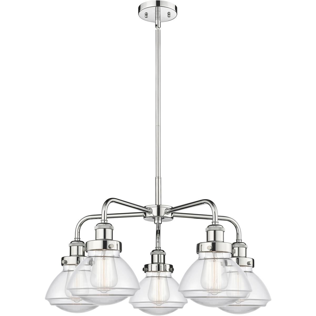 Innovations Lighting 916-5CR-PC-G322 Olean 5 Light 24.5 inch Polished Chrome Chandelier Ceiling Light