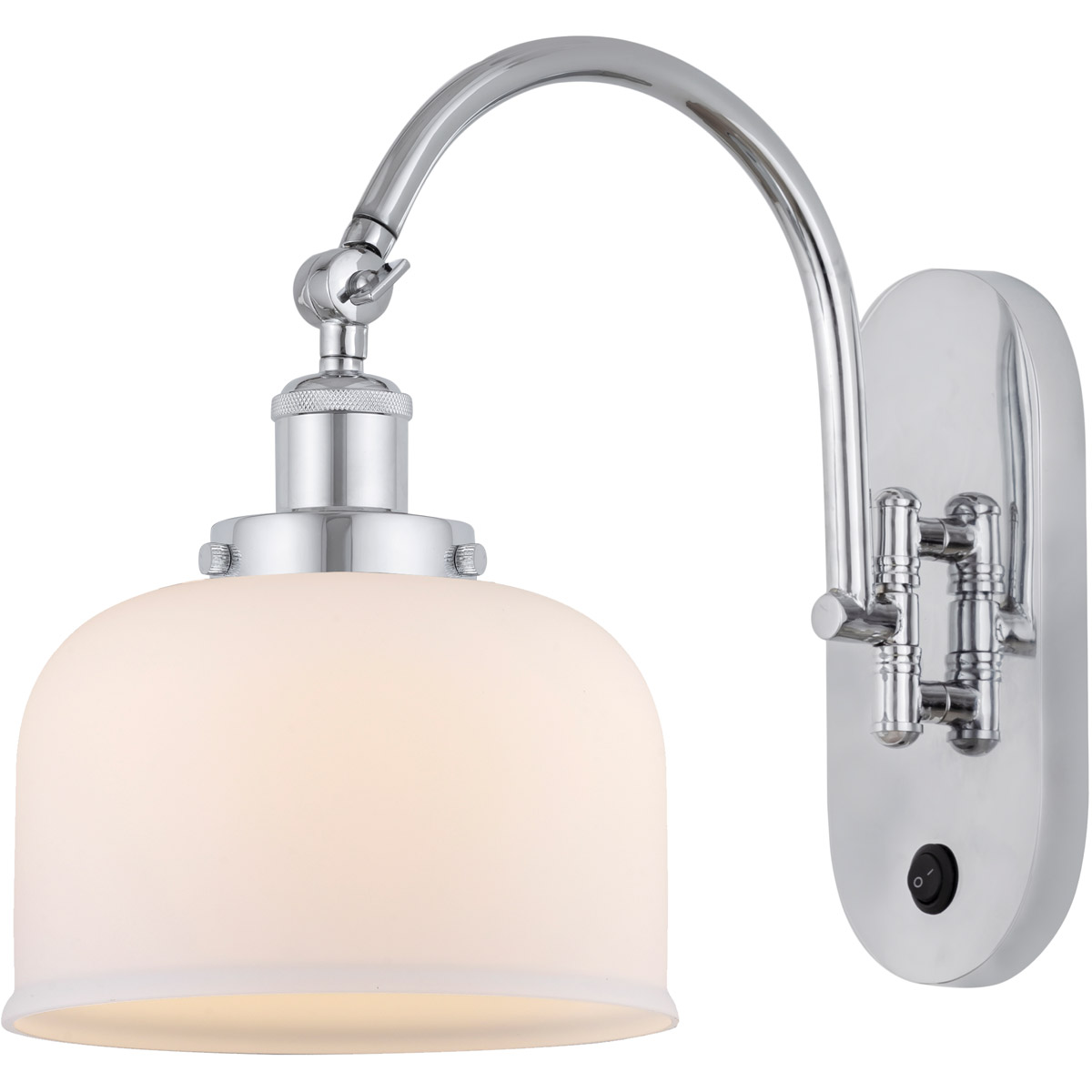 Innovations Lighting 918-1W-PC-G71 Franklin Restoration Bell 1 Light 8 inch Polished Chrome Sconce Wall Light