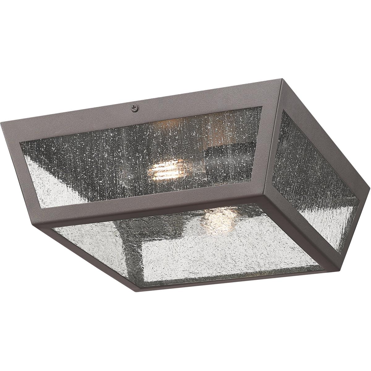 Innovations Lighting Madison 12 Inch 2 Light Outdoor Flush Mount Madison - 9952-1F-BZ-12-SDY - Modern Contemporary