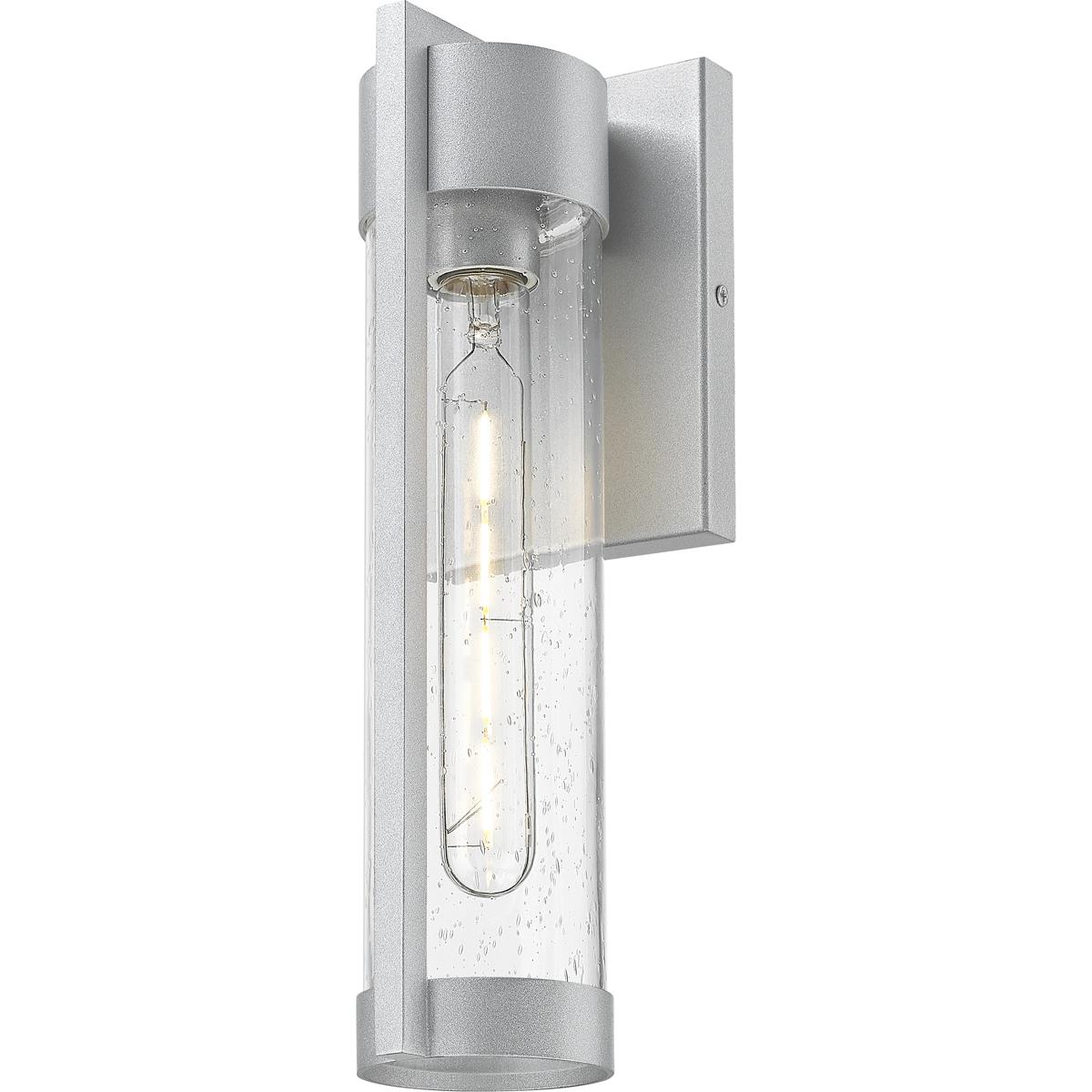 Innovations Lighting 9954-1W-SV-13-SDY Stratford 1 Light 13.5 inch Silver Outdoor Sconce in Seedy Glass