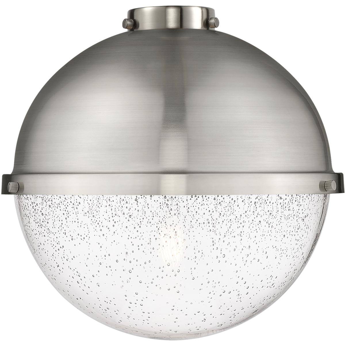 Innovations Lighting HFS-124-SN Ballston Hampden Brushed Satin Nickel Glass in Seedy Glass