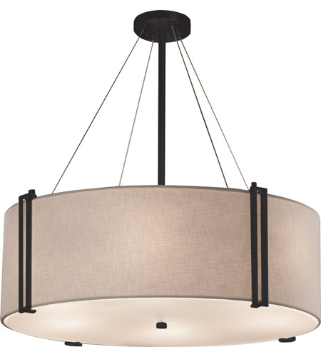 white drum pendant light