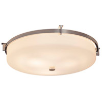 Justice Design FSN-8987-OPAL-CROM Fusion 3 Light 21 inch Polished Chrome Flush Mount Ceiling Light in Opal photo thumbnail