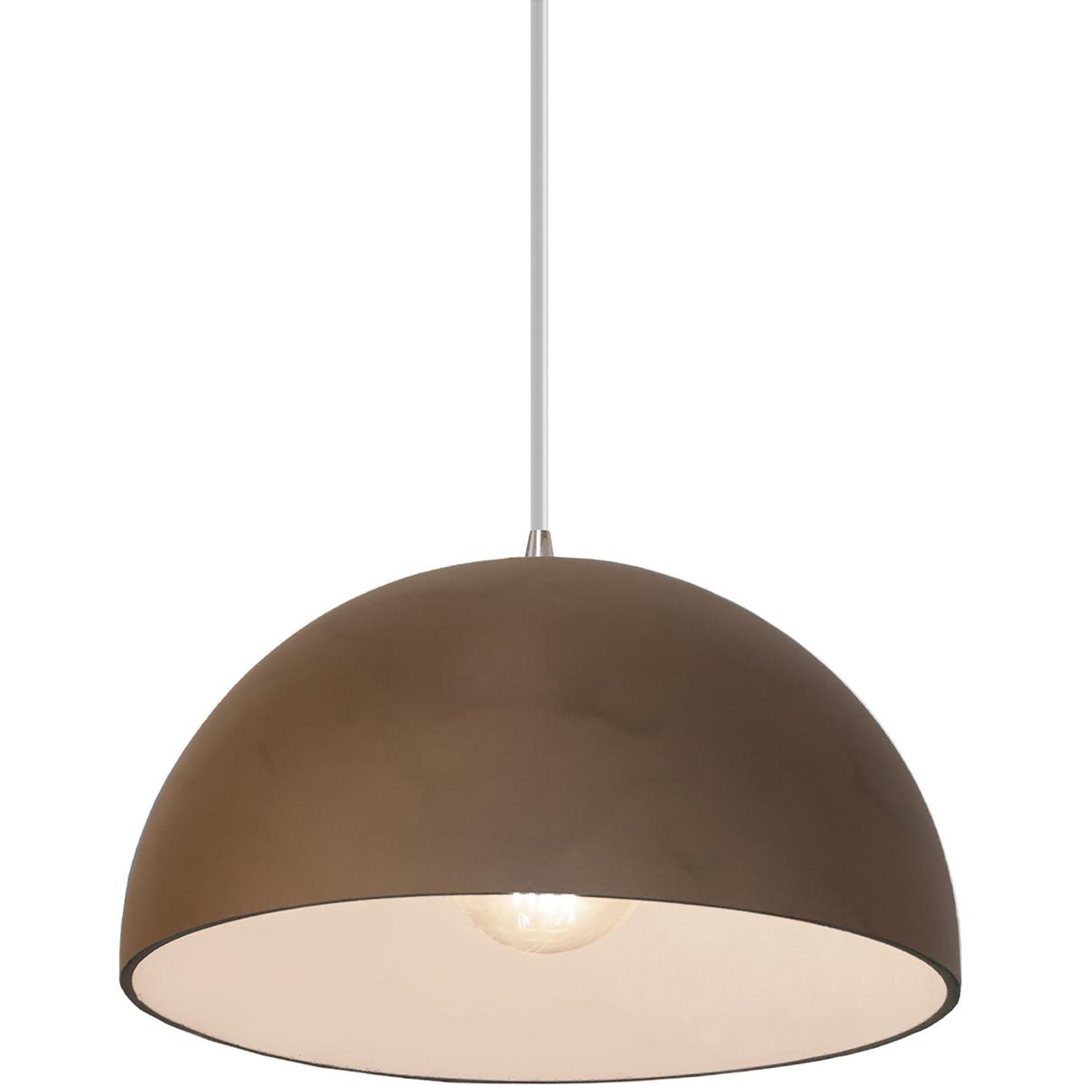 Radiance Dome Pendant, Canyon Clay, 12.5 in.