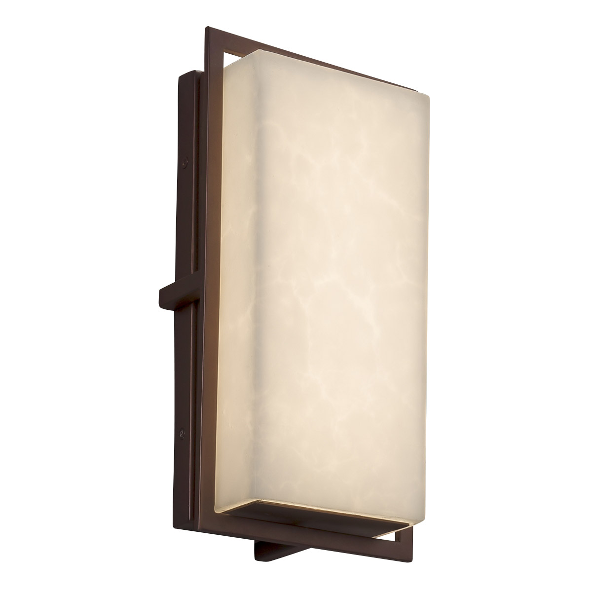 Justice Design Group Clouds 12 Inch Wall Sconce Clouds - CLD-7562W-DBRZ - Transitional