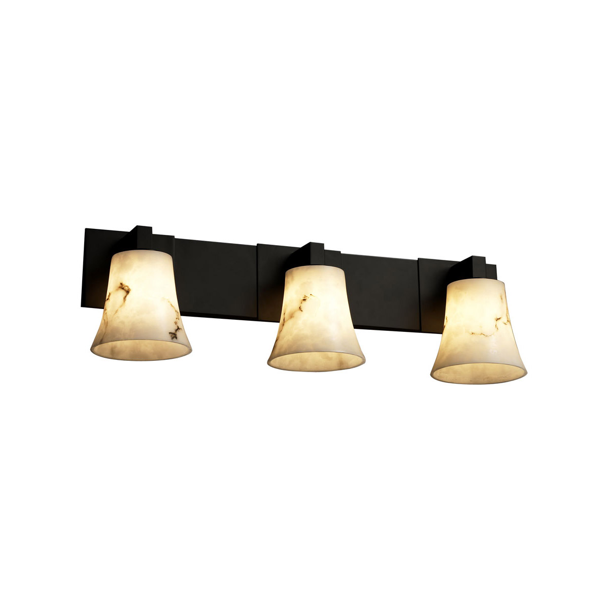 Justice Design FAL-8923-10-DBRZ-LED3-2100 LumenAria LED 27 inch Dark Bronze Bath Bar Wall Light in 2100 Lm LED, Cylinder with Flat Rim, Modular