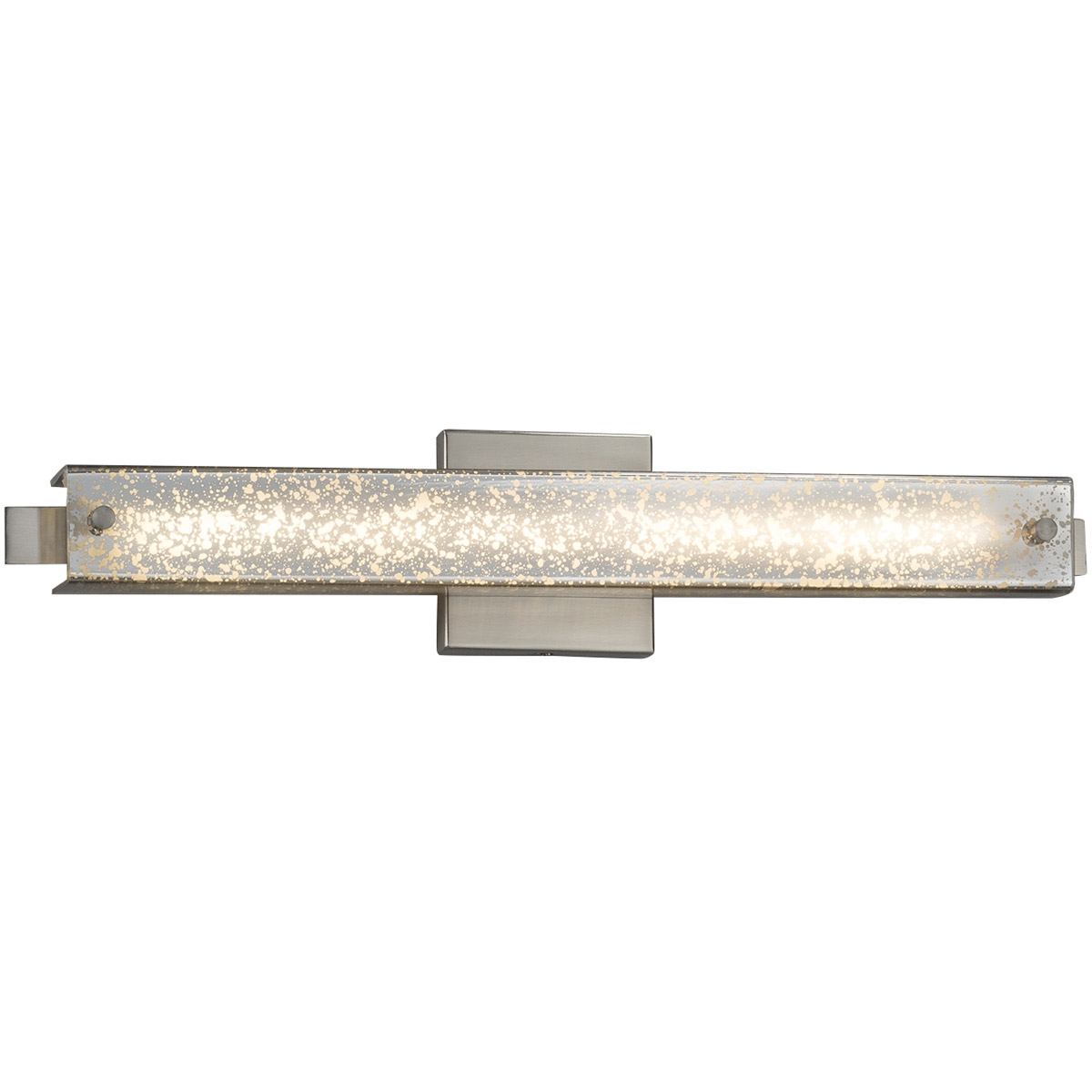 Justice Design FSN-8681-MROR-NCKL Fusion 23 inch Brushed Nickel Vanity Light Wall Light in Mercury Fusion