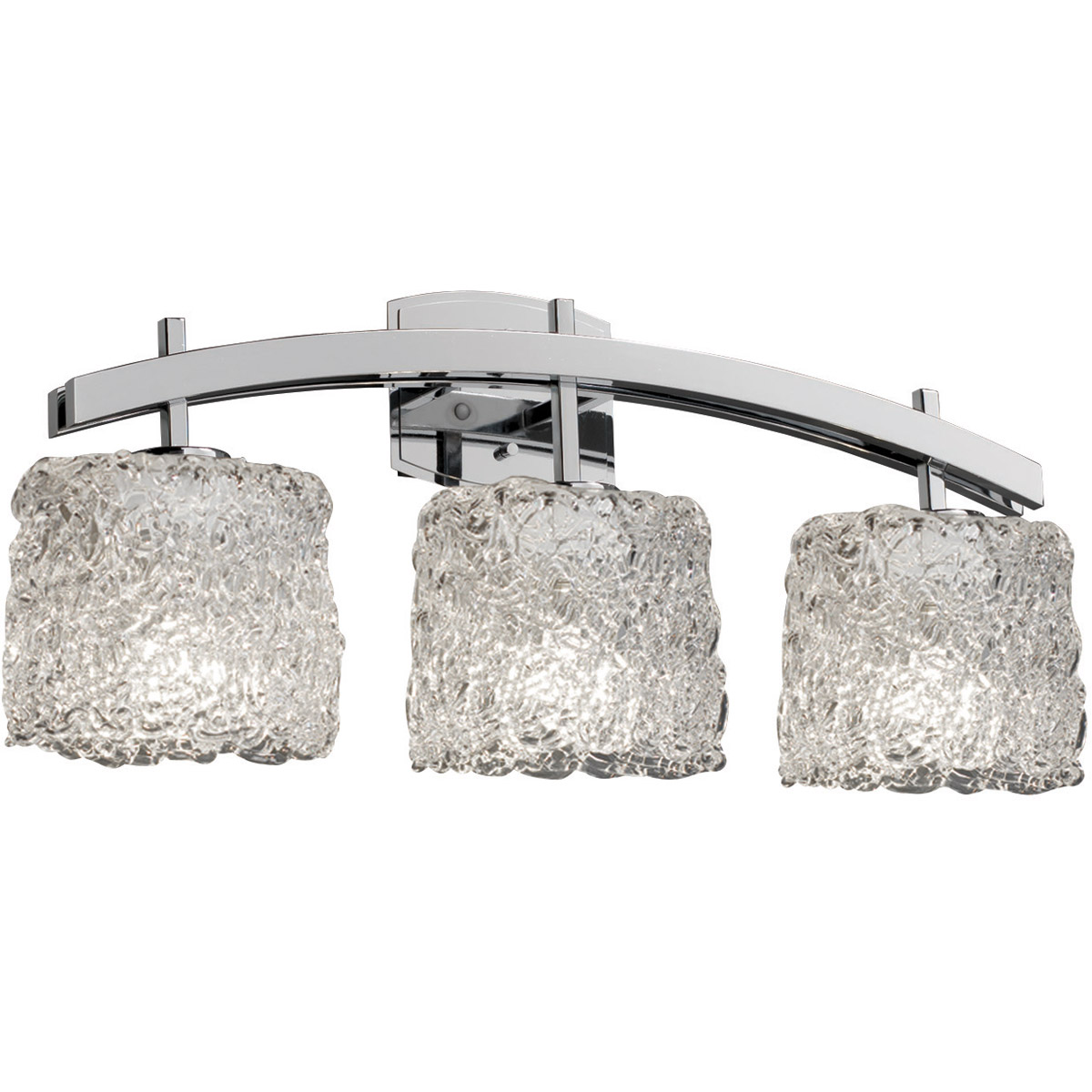 Justice Design GLA-8593-30-LACE-NCKL-LED3-2100 Veneto Luce LED 25.5 inch Brushed Nickel Bath Bar Wall Light in 2100 Lm LED, Lace (Veneto Luce), Oval, 