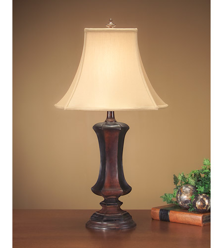 Portable 1 Light Table Lamps in Antique Gold JRL 7043