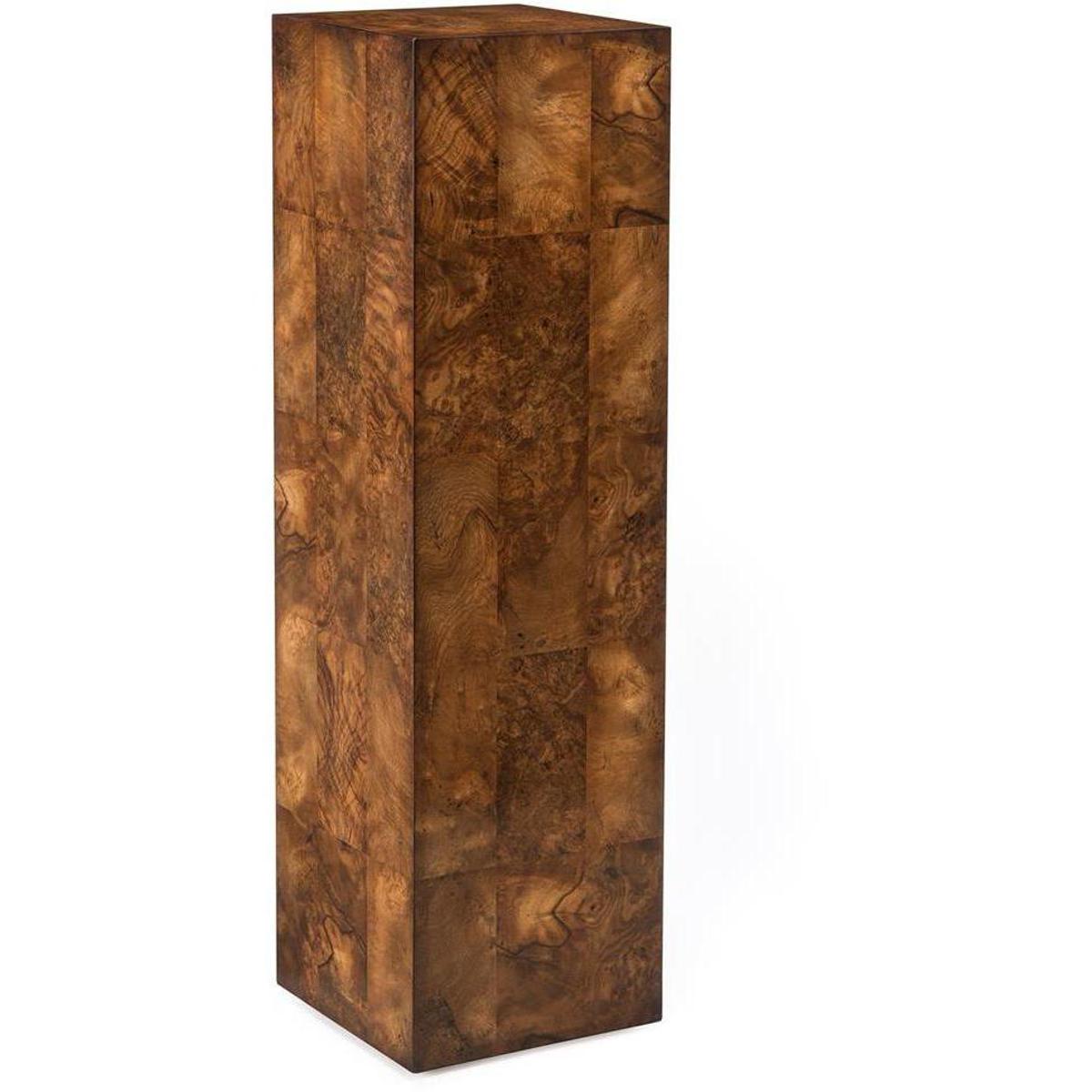 John Richard Modern Classic Brown Wood Square Pedestal - 43"