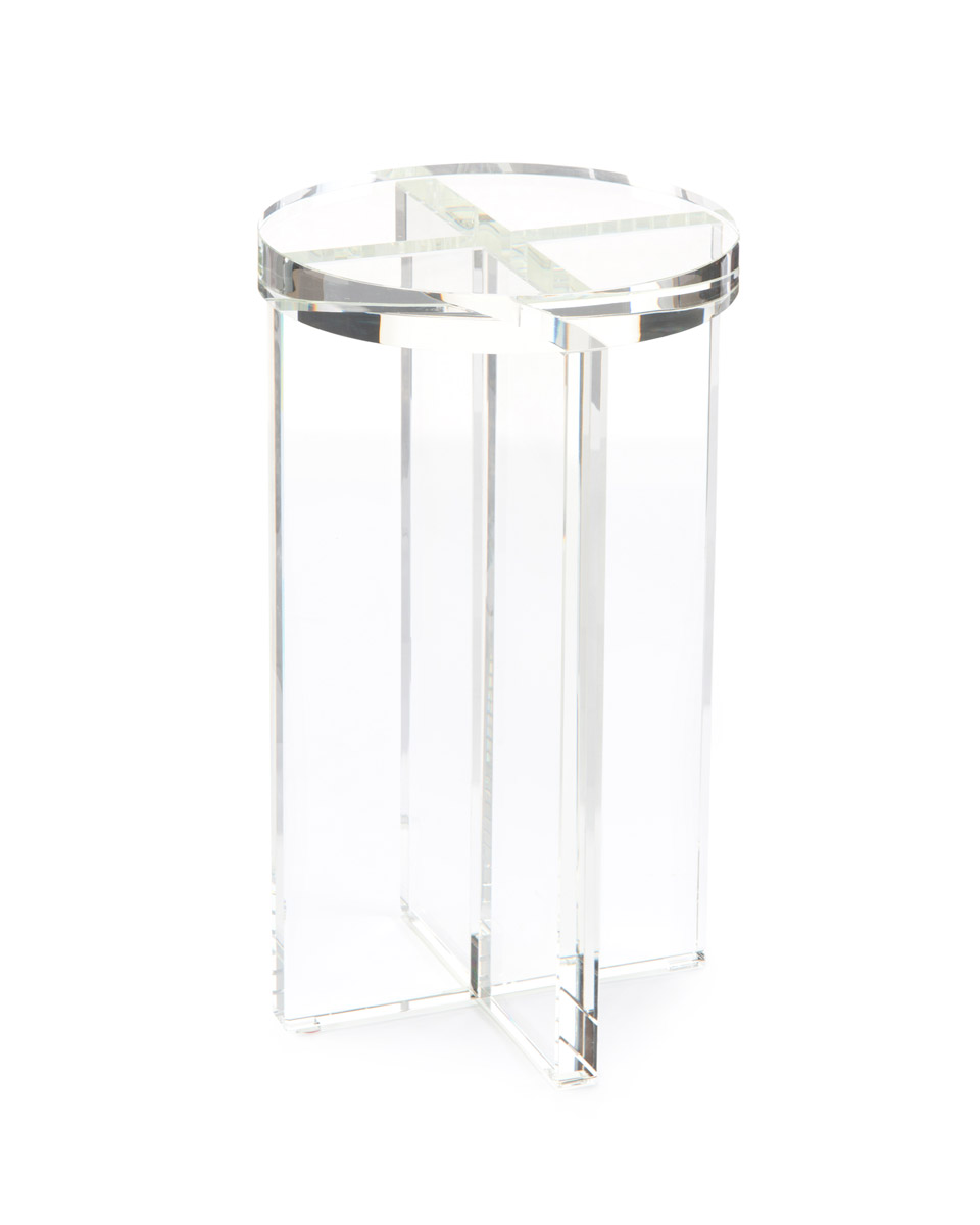 John-Richard JRA-10450 Martini 21 X 12 inch Clear Side Table
